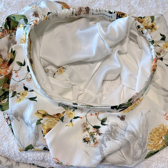 Floral Skort Look Flowy Shorts - Picture 7 of 9